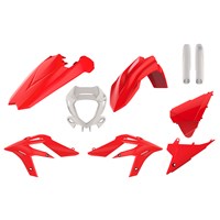 BOX KIT BETA 250-300 X-TRAINER 20-22 INC FORK GUARDS RED/WHITE